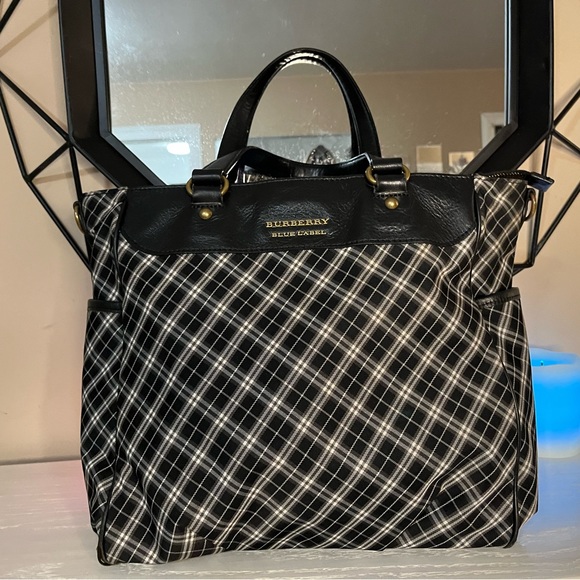 💯 Authentic BURBERRY BLUE LABEL Burberry Blue Label Checkered - Picture 2 of 11